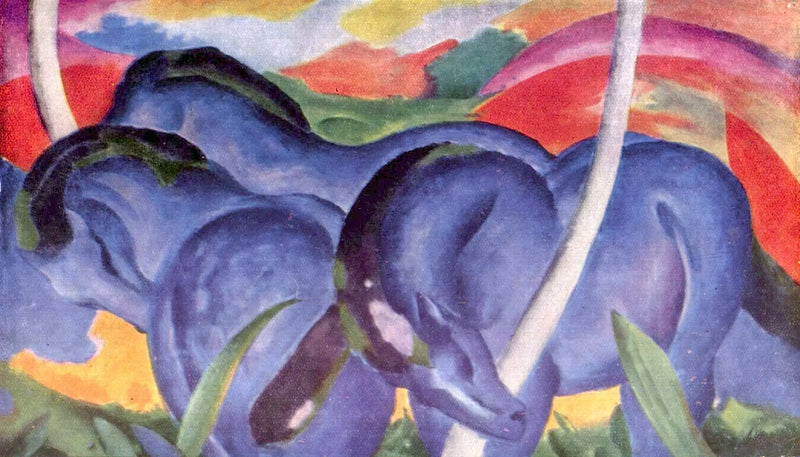 Büyük Mavi Atlar - Franz Marc