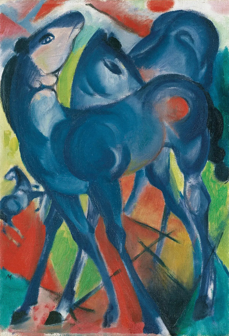 Mavi taylar - Franz Marc