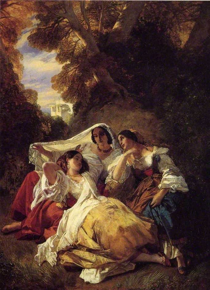 La sieste - Franz Xaver Winterhalter