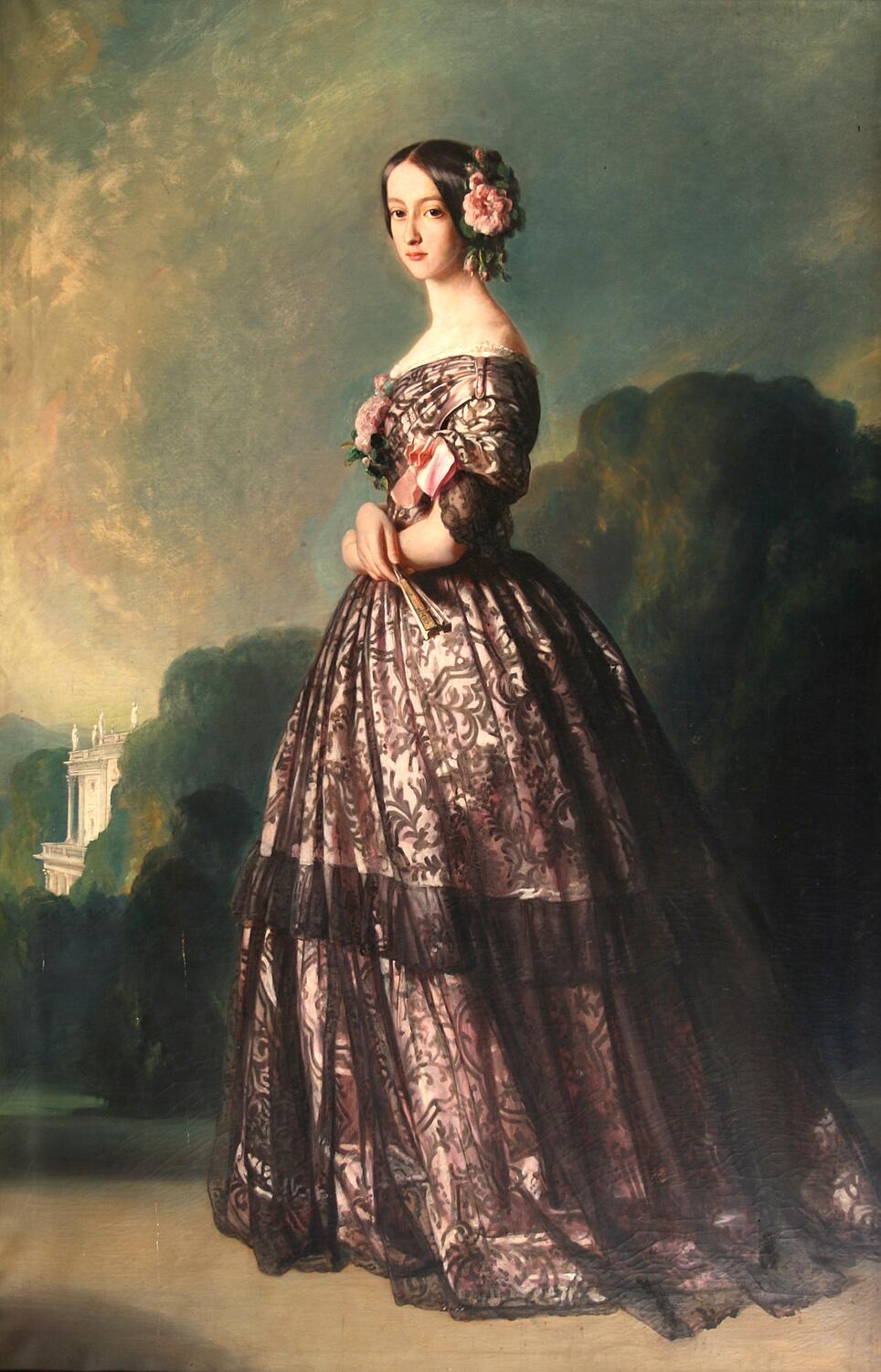 Françoise Caroline Jeanne Raphaëlle de Bourbon-Bragance, princesse du Brésil, princesse de Joinville - Franz Xaver Winterhalter