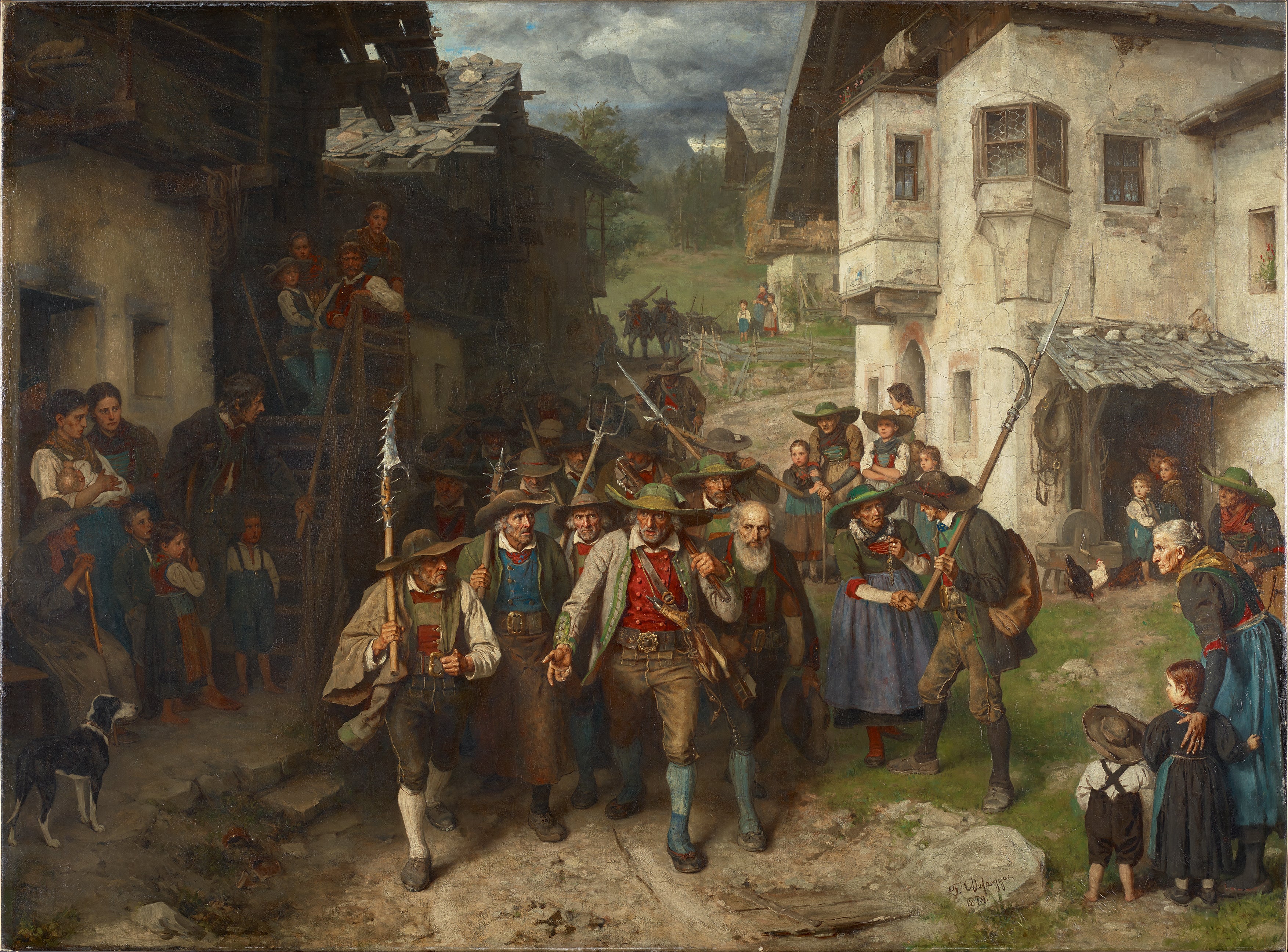 Le dernier contingent - Franz Defregger