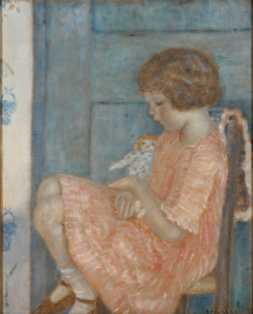 La Petite Mère (La Petite Mère) - Frederick Carl Frieseke