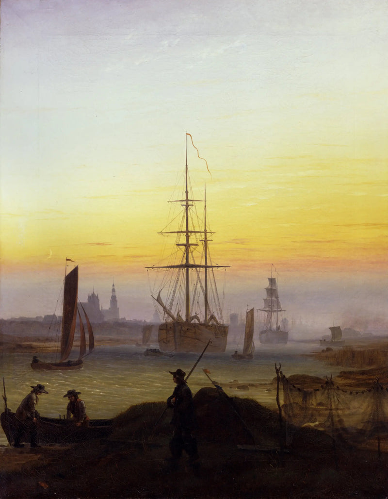 Greifswald Limanı - Caspar David Friedrich