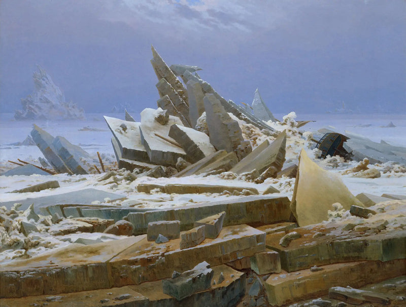 Buz Denizi - Caspar David Friedrich