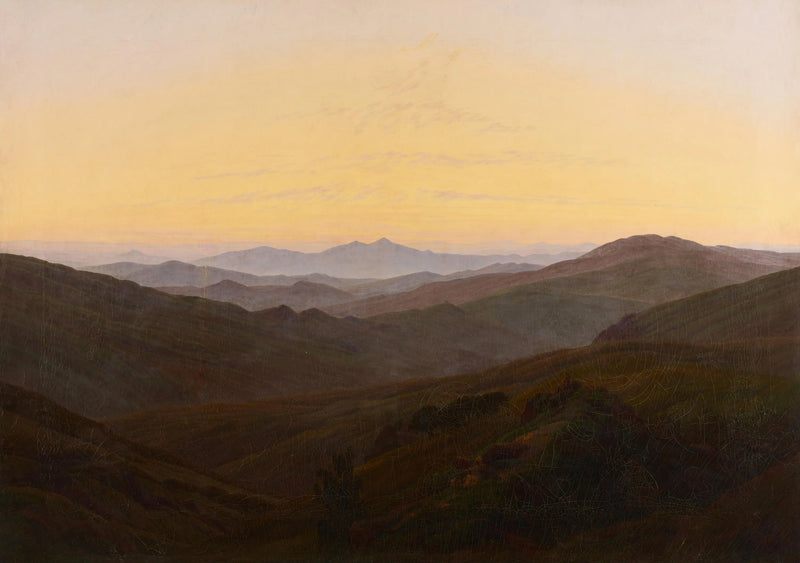 Devler Dağı - Caspar David Friedrich