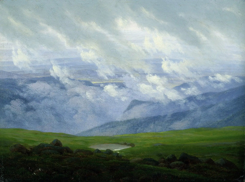 Hareket Halindeki Bulutlar - Caspar David Friedrich