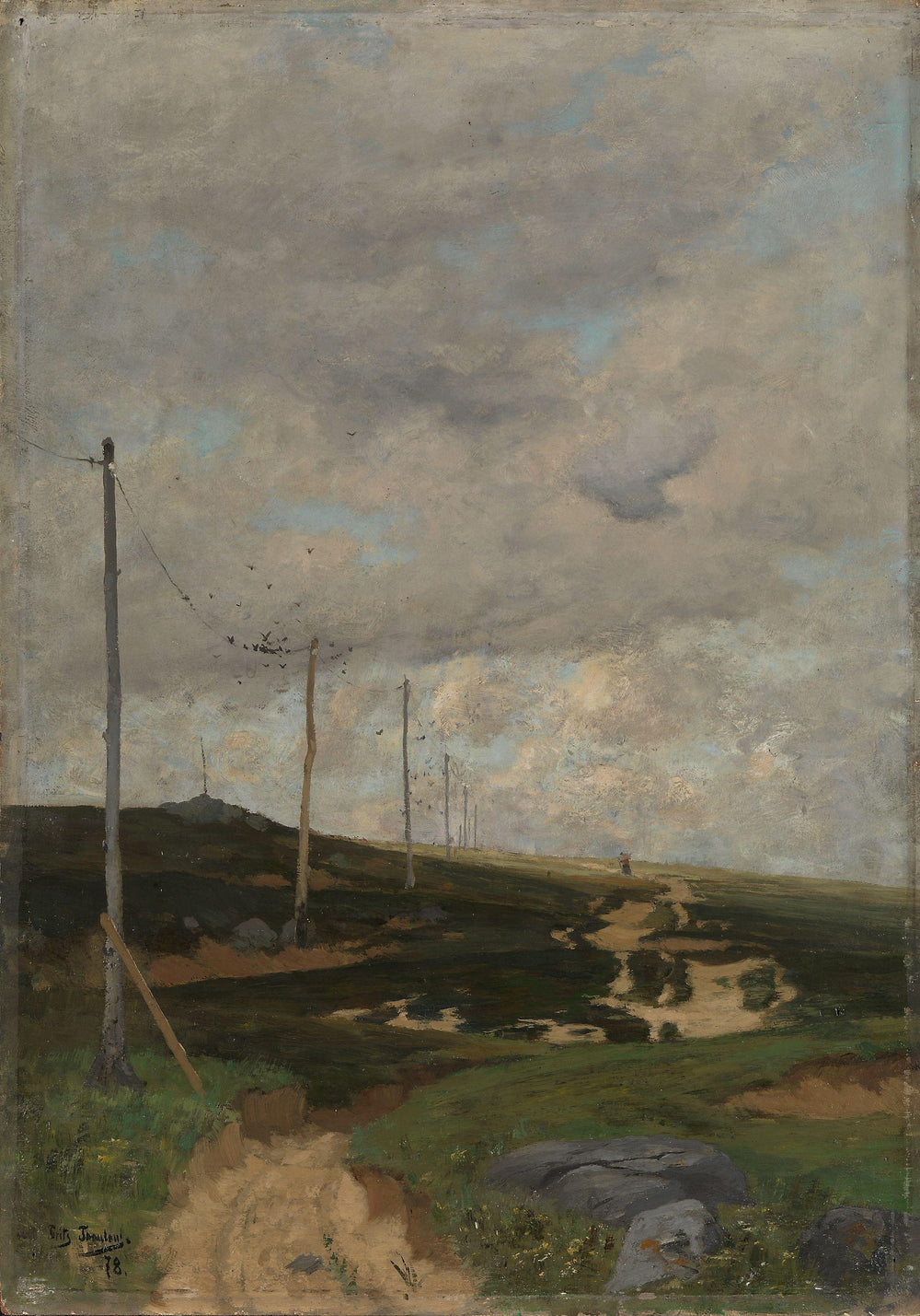 Vue depuis Jæren - Frits Thaulow