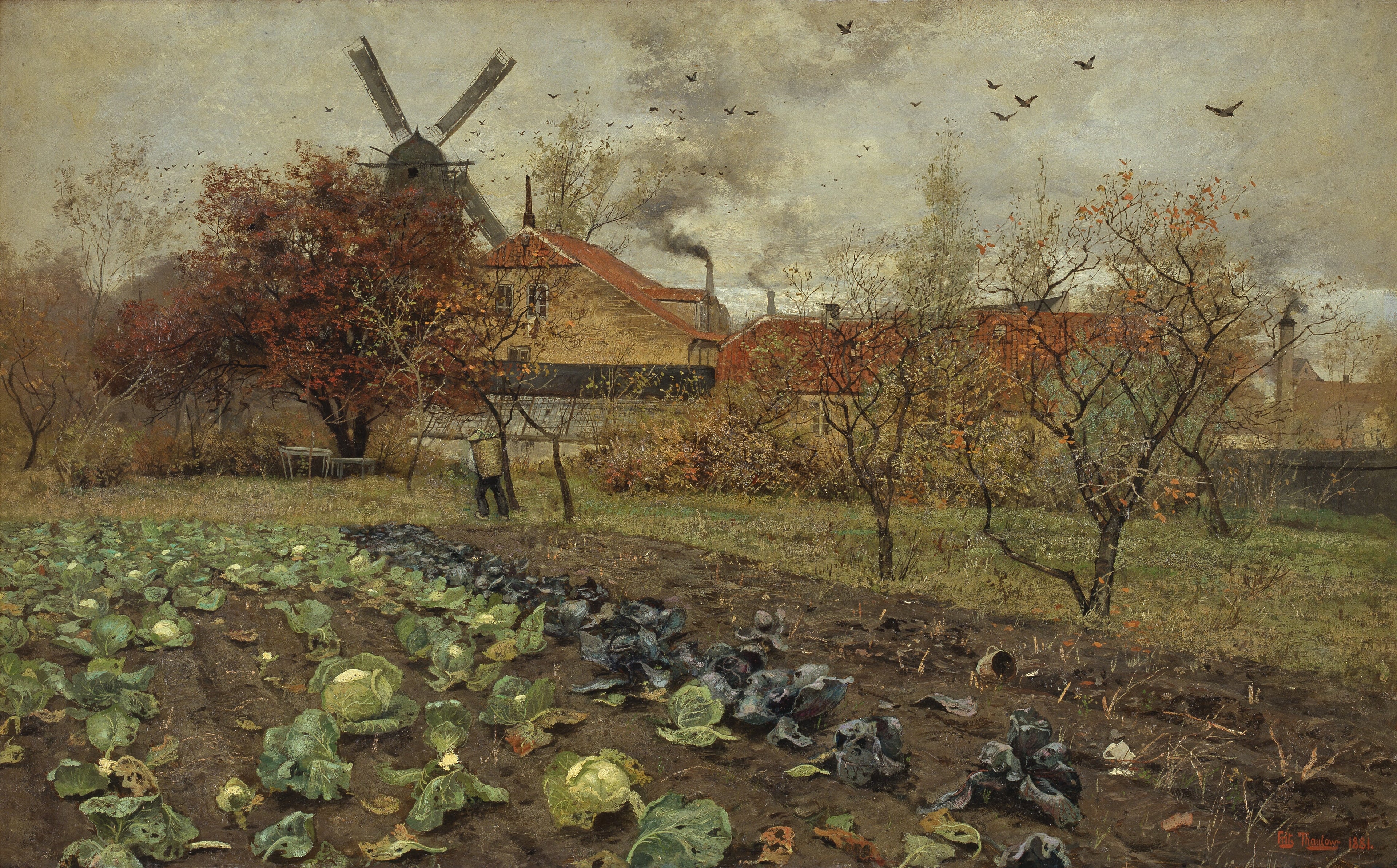 Vue d'Amerikavej à Copenhague - Frits Thaulow