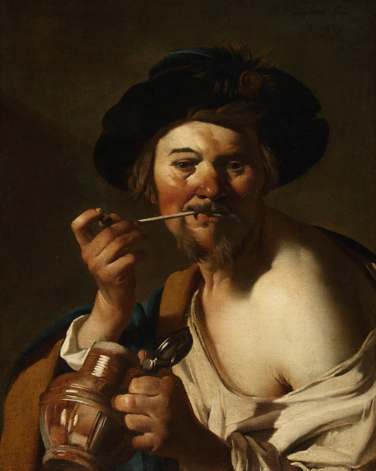 Oral seks sigara içen - Dirck van Baburen