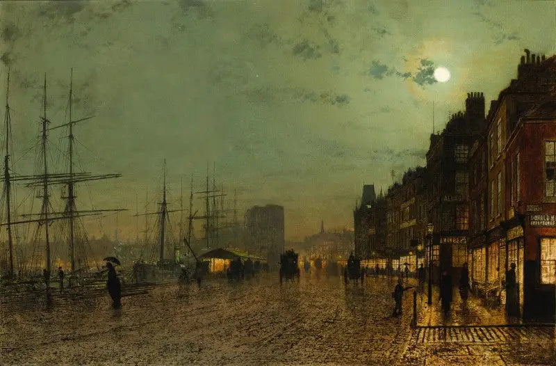 Glasgow Limanları - John Atkinson Grimshaw