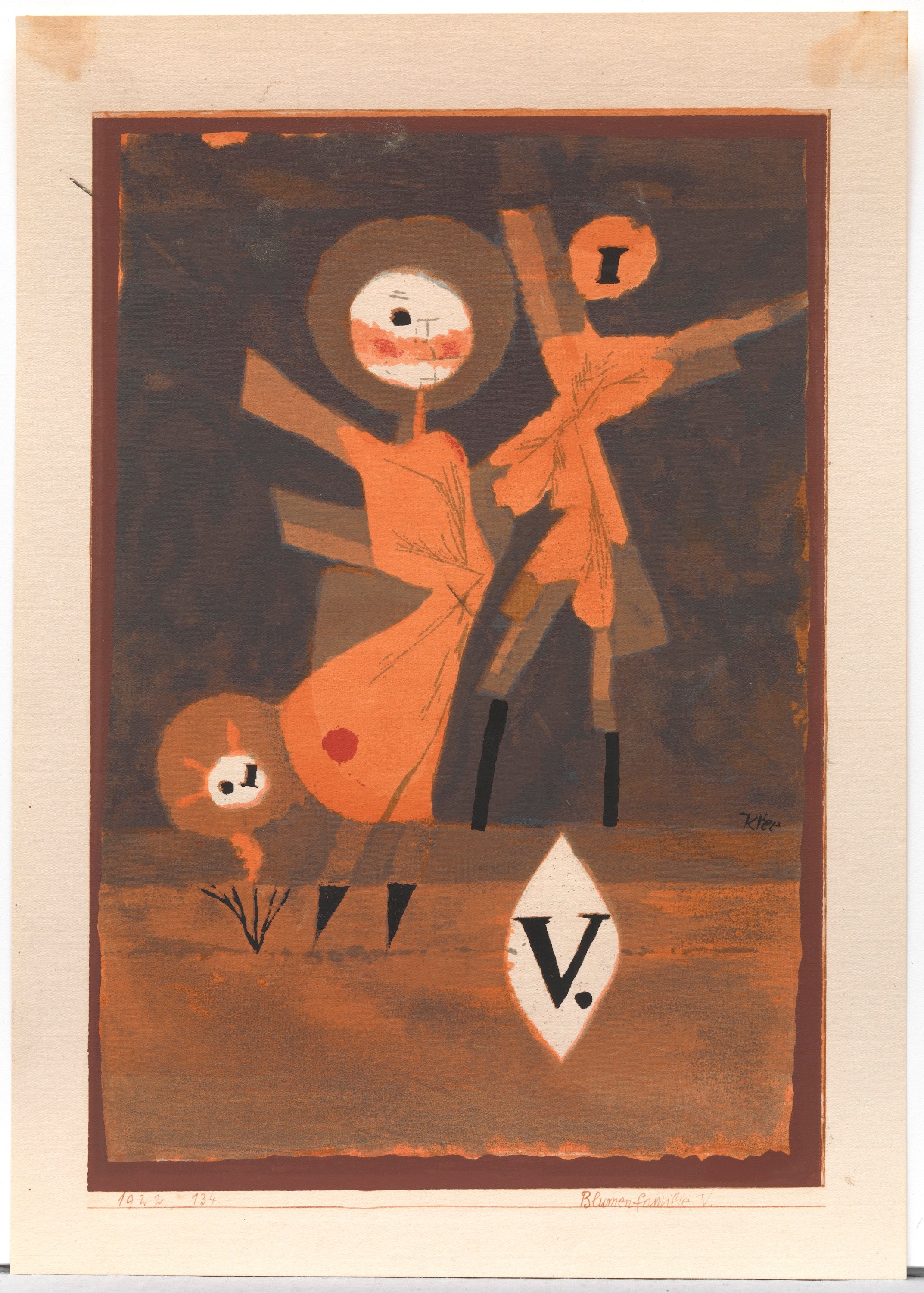 Çiçekler Ailesi V. - Paul Klee