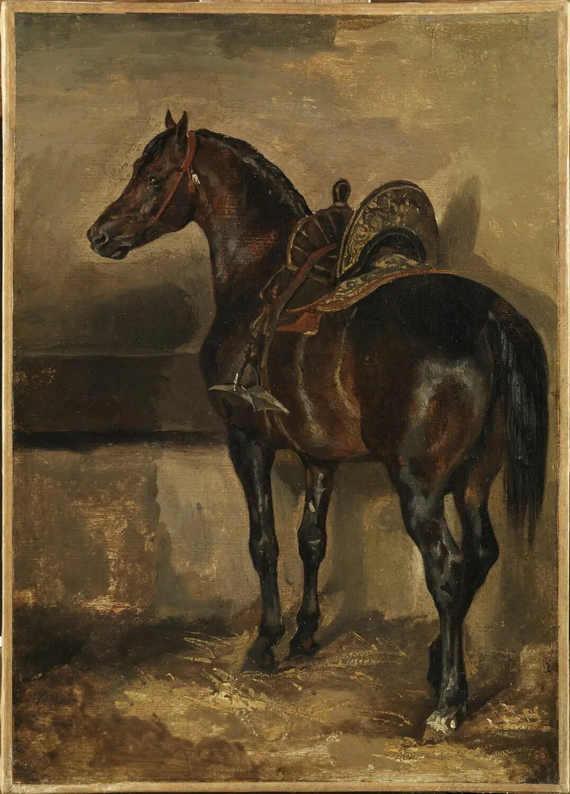 Ahırda Türk Atı - Théodore Géricault