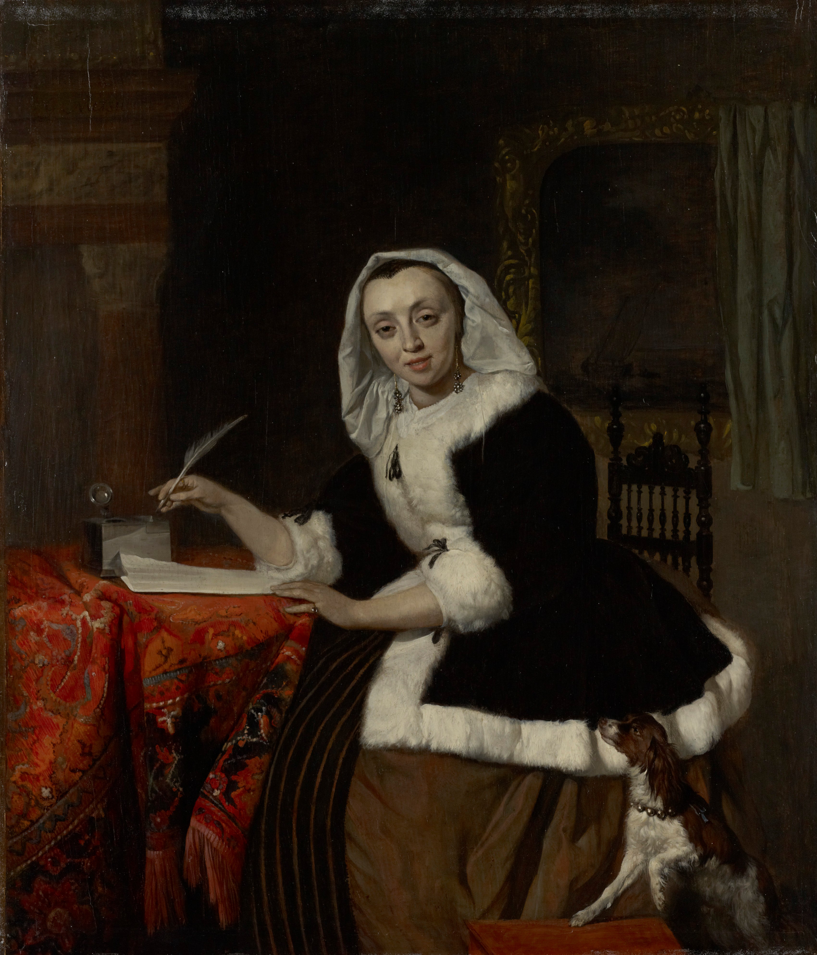 La Lettre interrompue - Gabriel Metsu