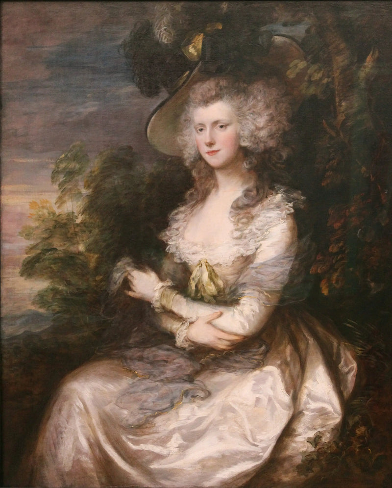 Mme Thomas Hibbert Portresi - Thomas Gainsborough