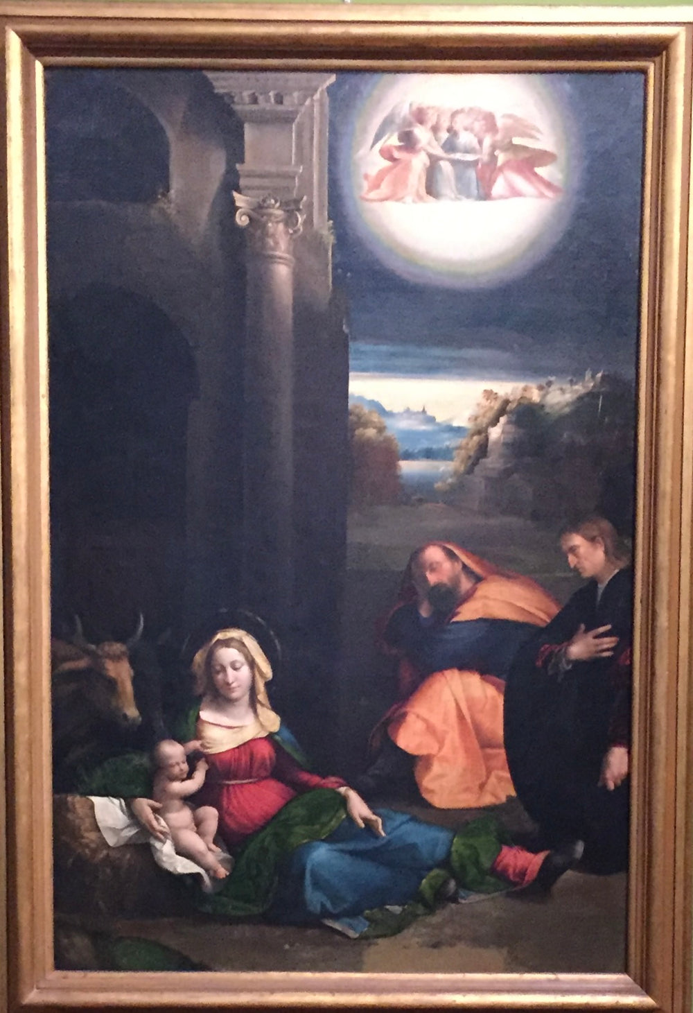 Natività con il donatore Lionello del Pero - Benvenuto Tisi