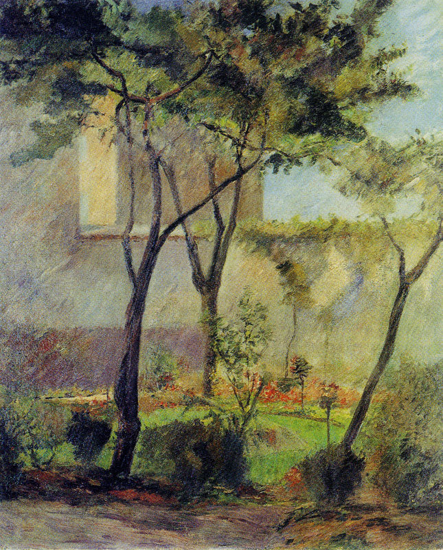 Bir bahçe köşesi, Carcel Caddesi - Paul Gauguin