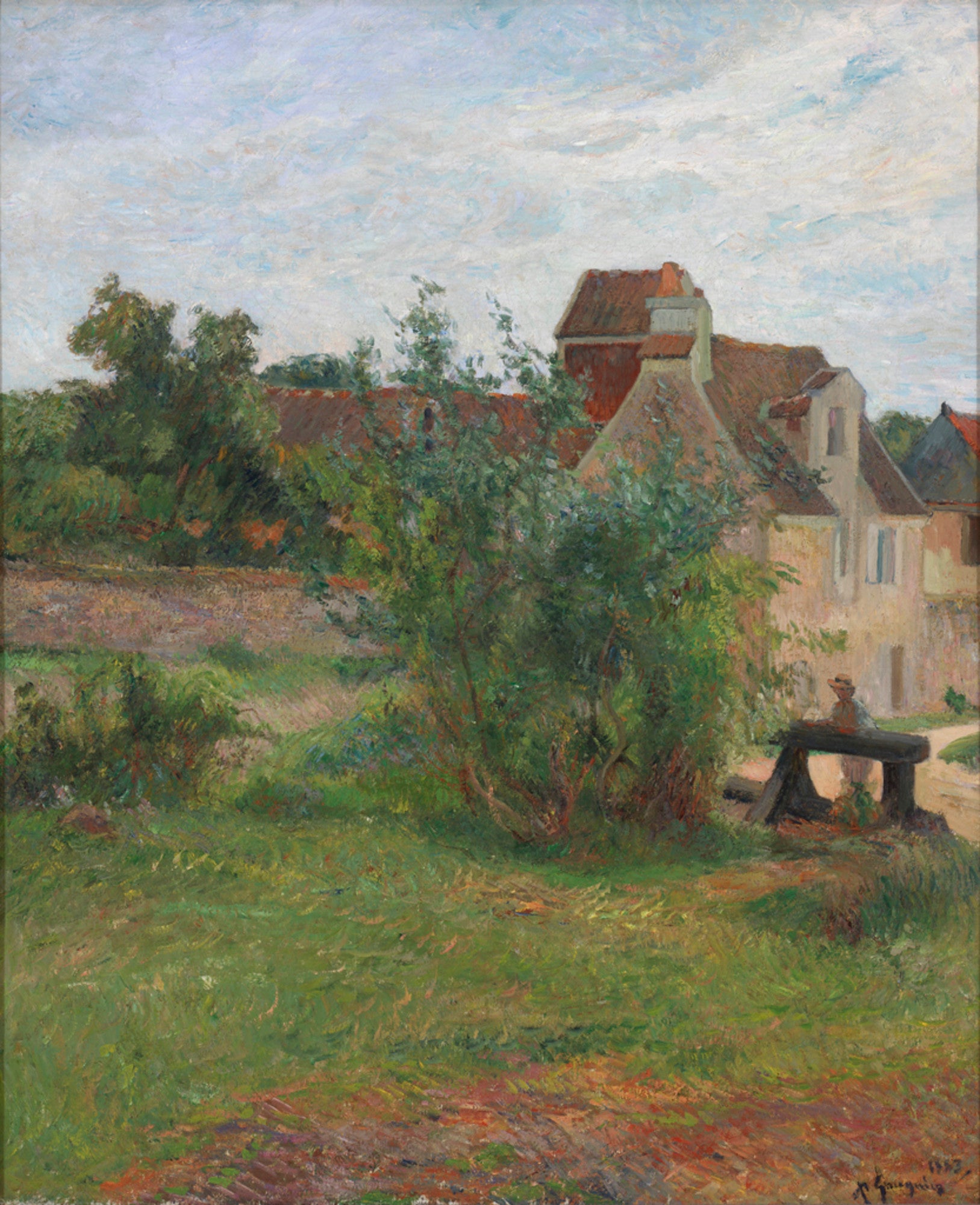 Osny'deki Busagny Çiftliği - Paul Gauguin