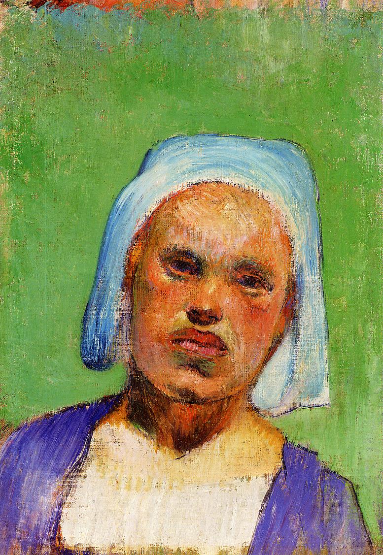 Bir Pont-avenli Portresi, belki Marie Louarn - Paul Gauguin