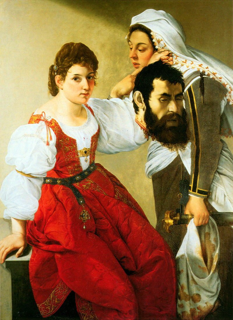 Judith ve hizmetçisi Abra ile Holofornes'in başı - Orazio Gentileschi