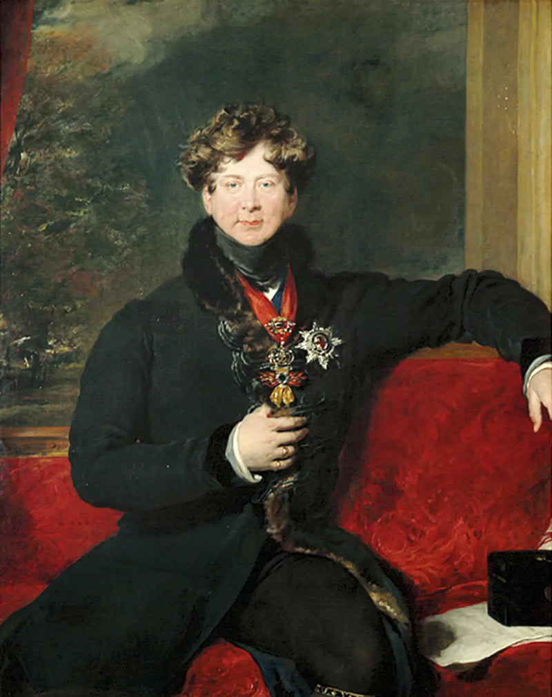Kral George IV oturuyor, sabah kıyafetinde - Thomas Lawrence