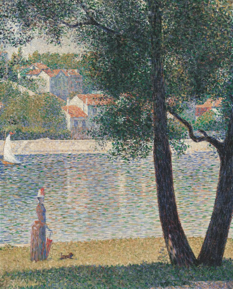 Courbevoie'de Seine - Georges Seurat