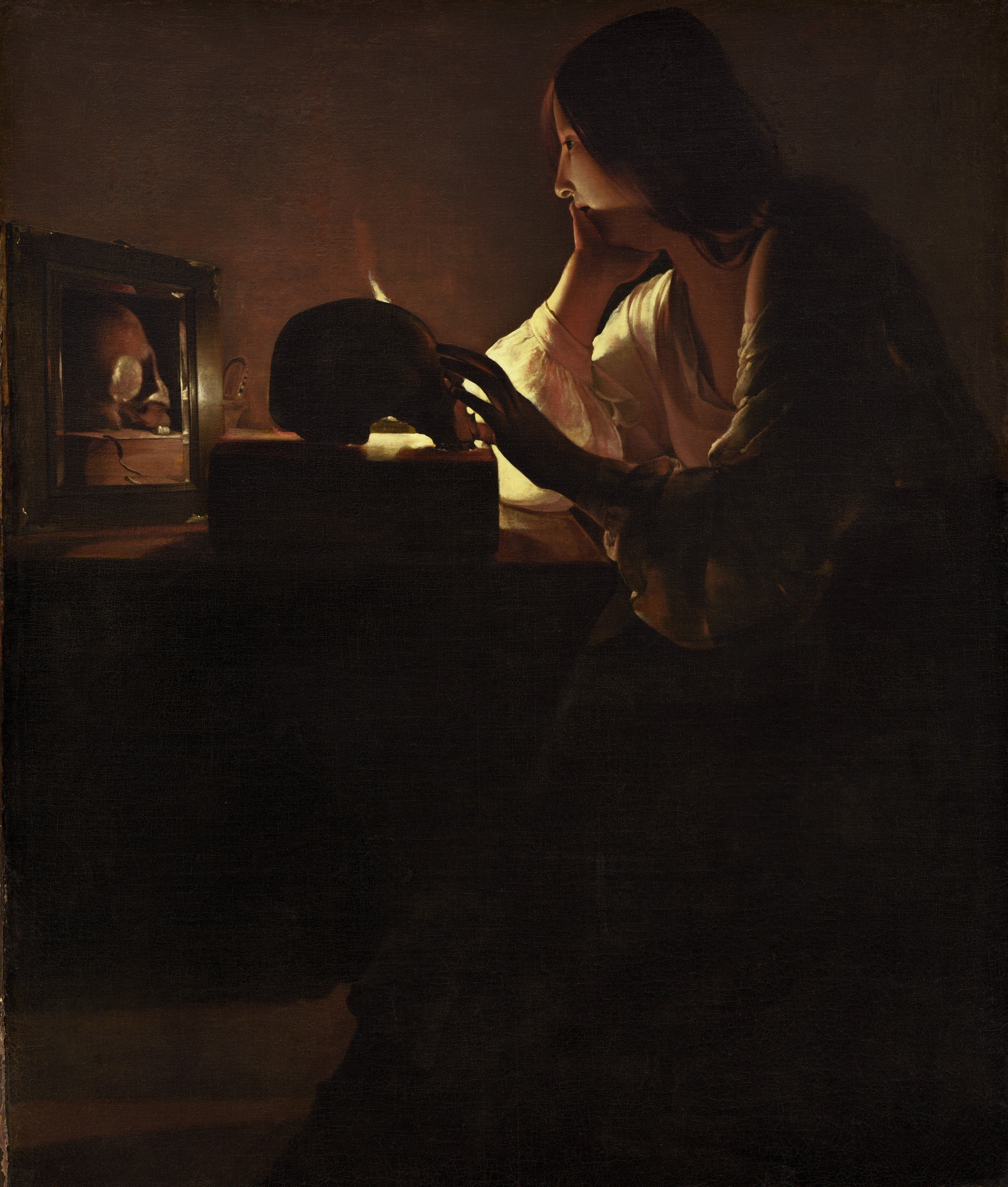 La Madeleine au miroir - Georges de La Tour