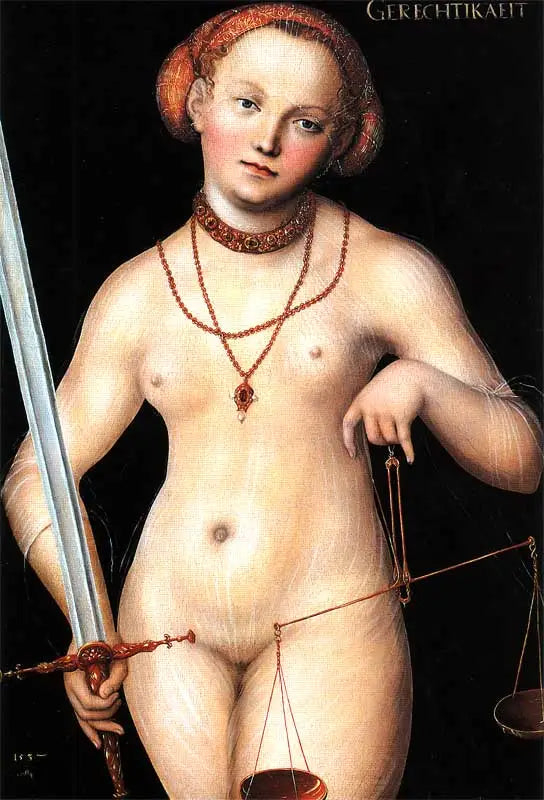 Adalet - Lucas Cranach the Elder