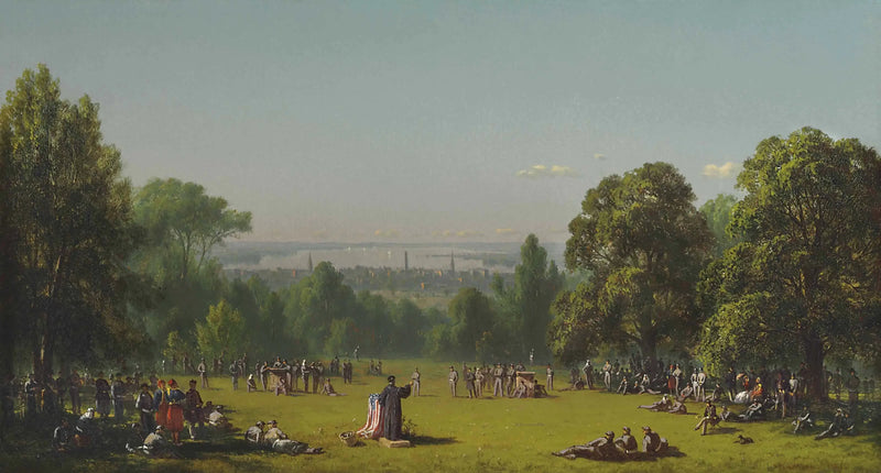 Yedinci Alay Kampında Pazar Sabahı - Sanford Robinson Gifford