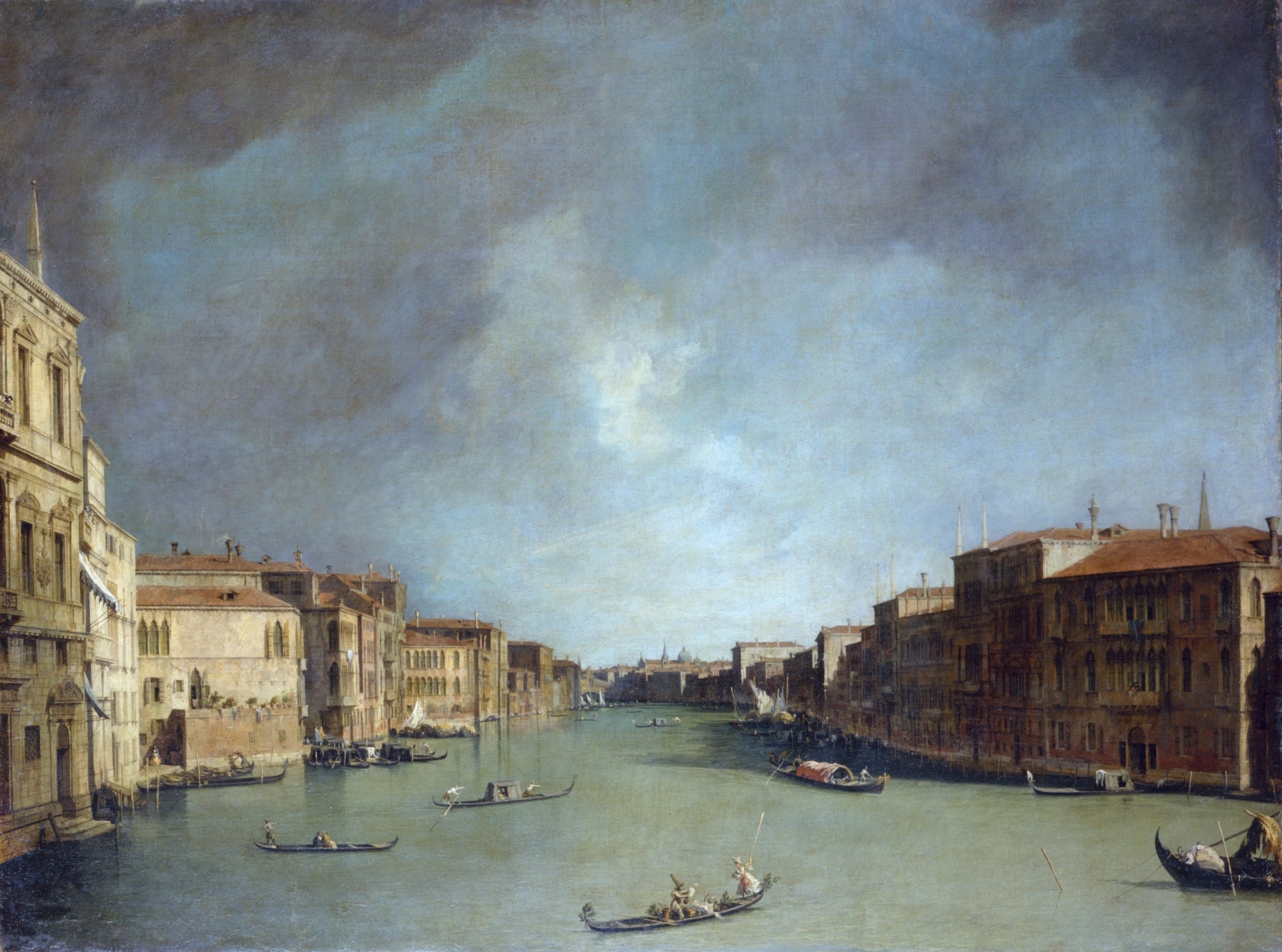 Le Grand Canal, vers le Palazzo Balbi - Canaletto