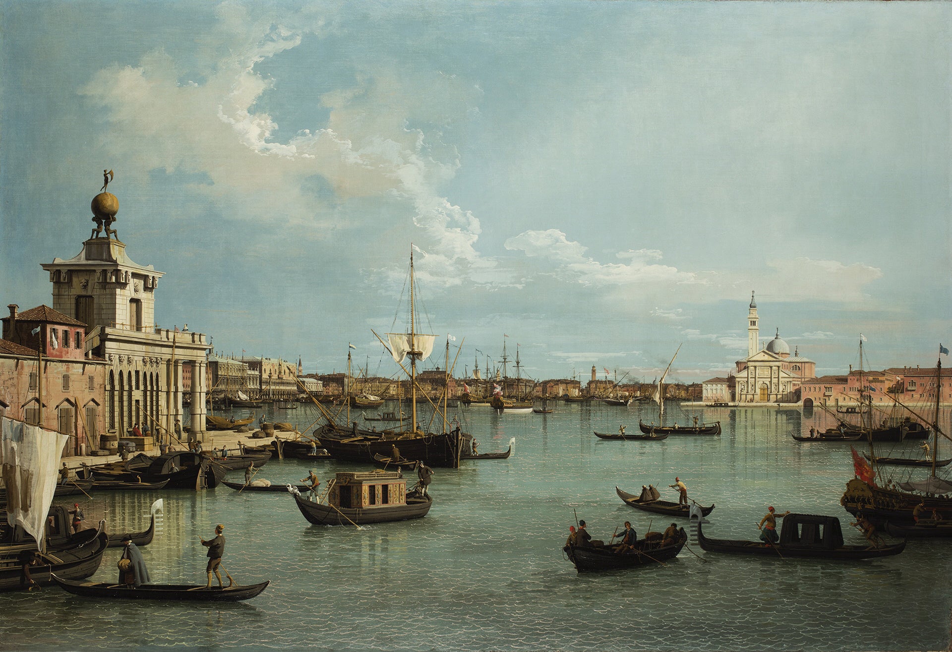 Venise : le bacino di San Marco depuis le canal de la Giudecca - Canaletto