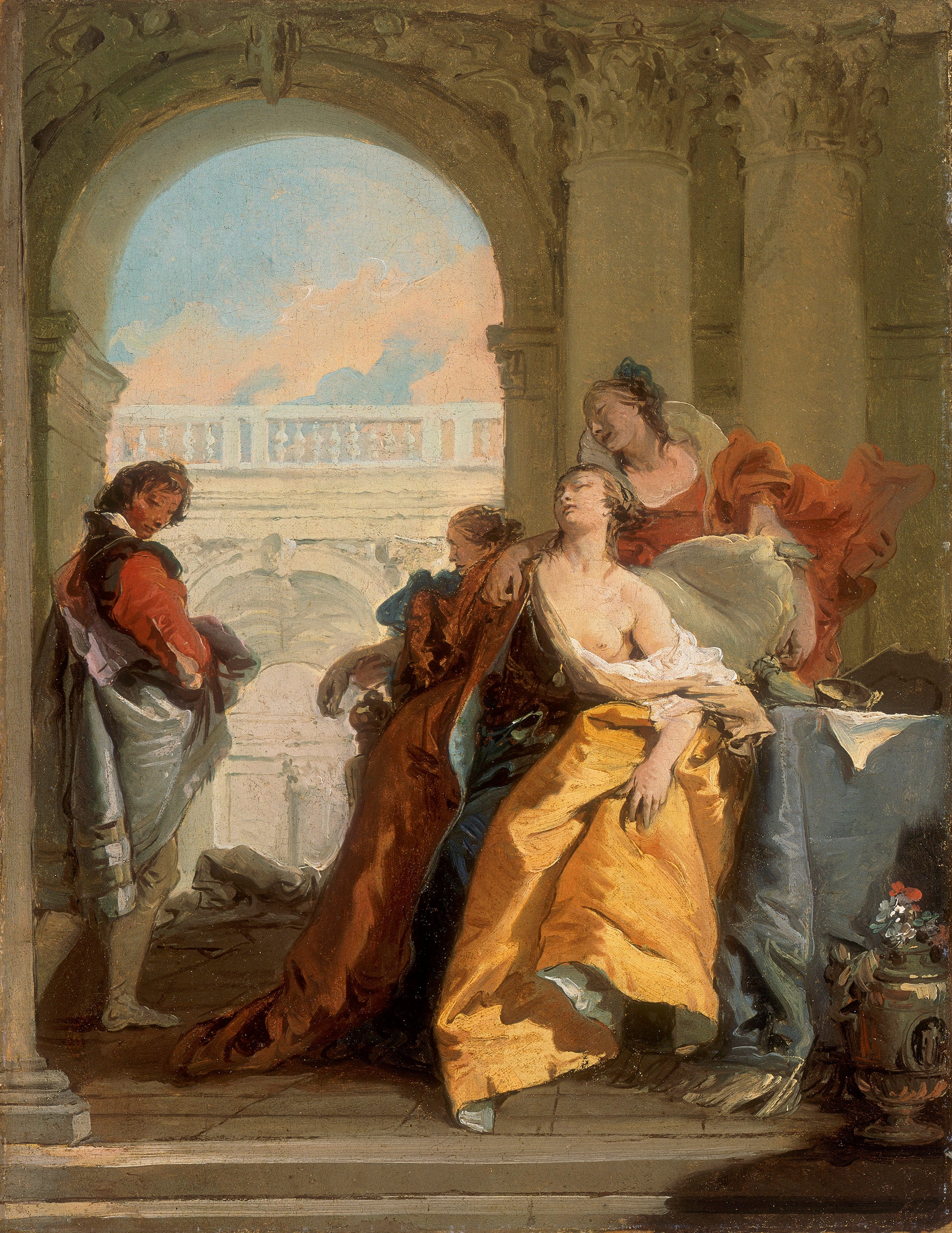 La mort de Sophonisbe - Giovanni Battista Tiepolo