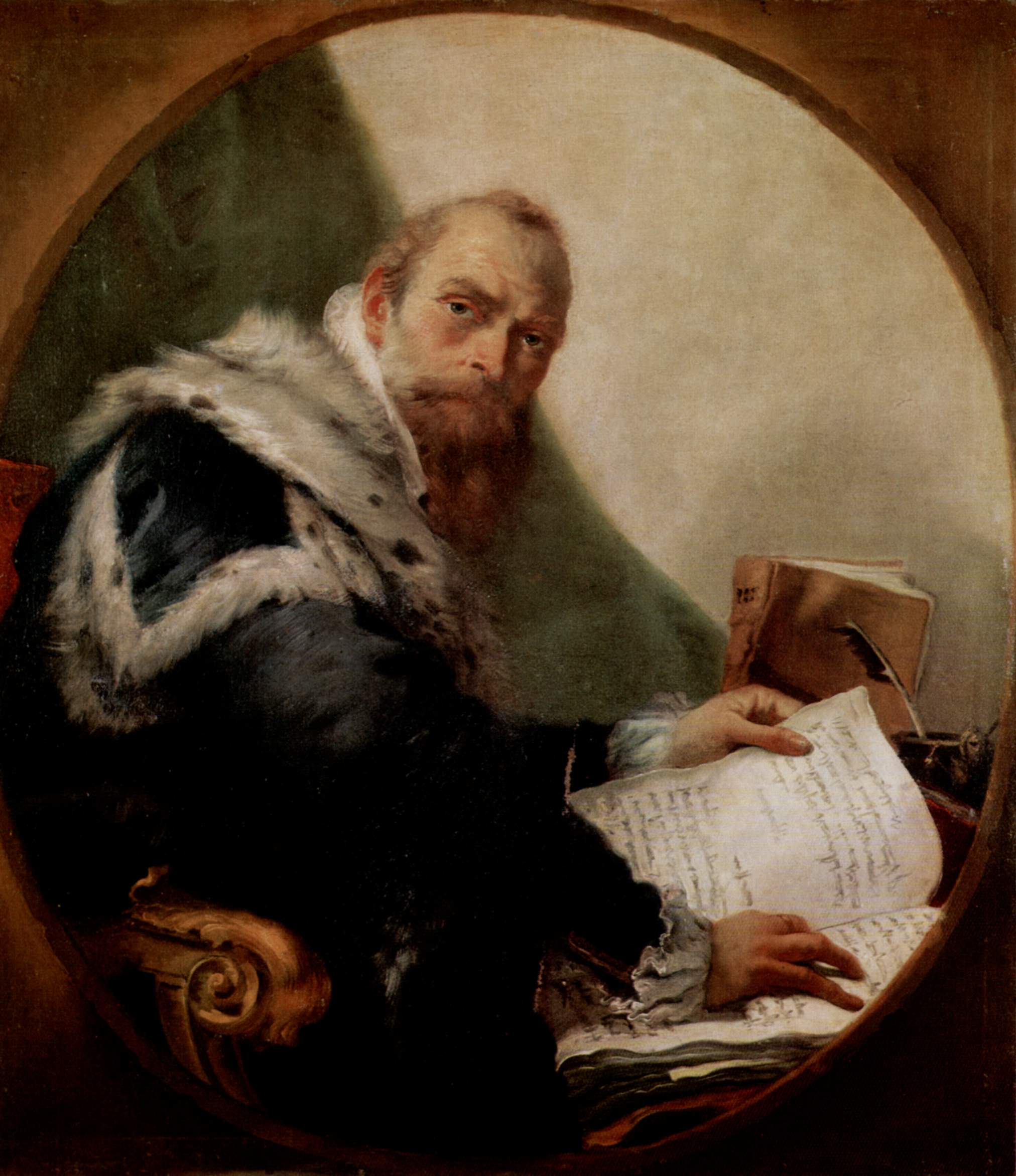 Portrait d'Antonio Riccobono - Giovanni Battista Tiepolo