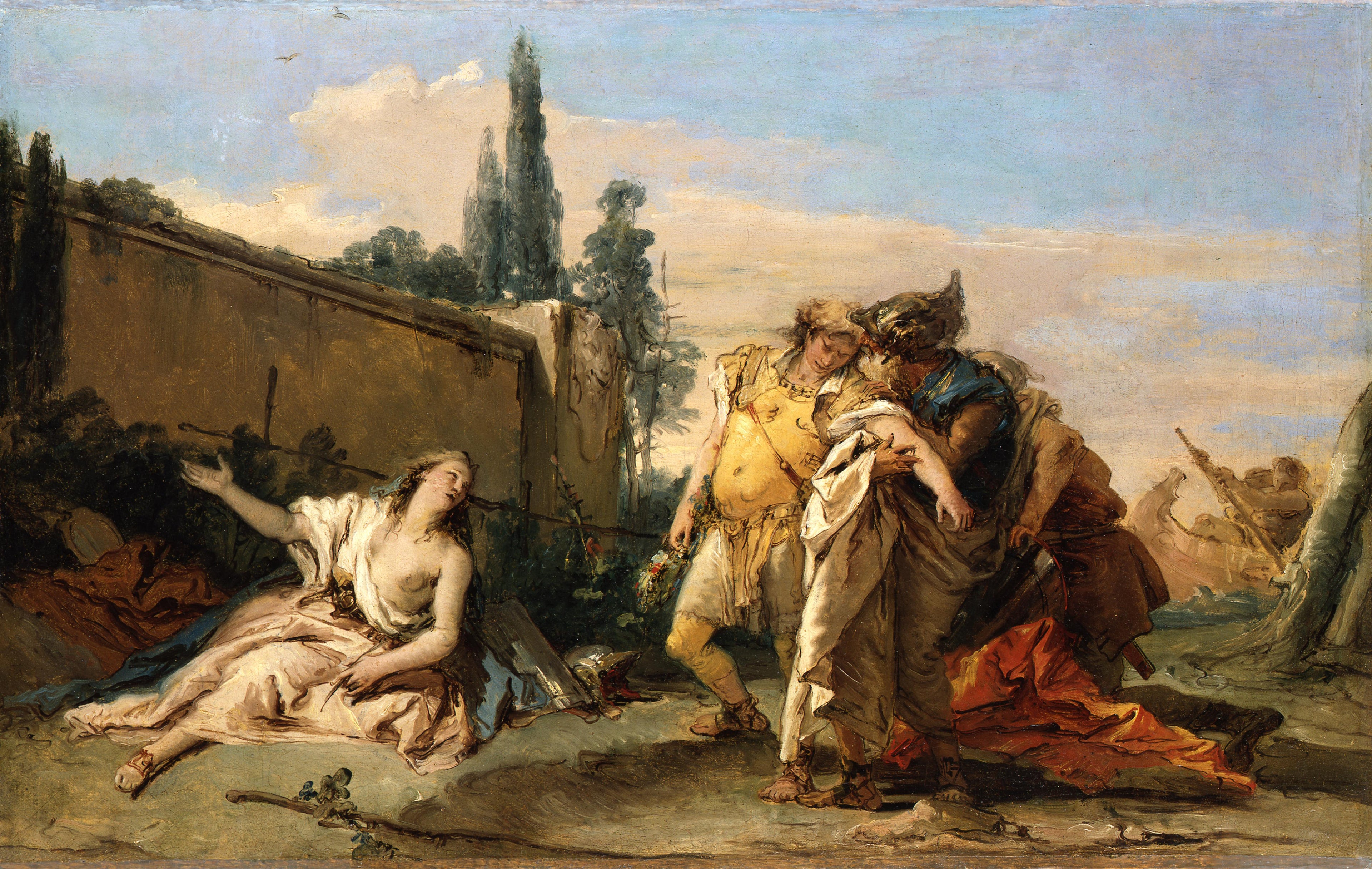 Les adieux de Rinaldo à Armida - Giovanni Battista Tiepolo