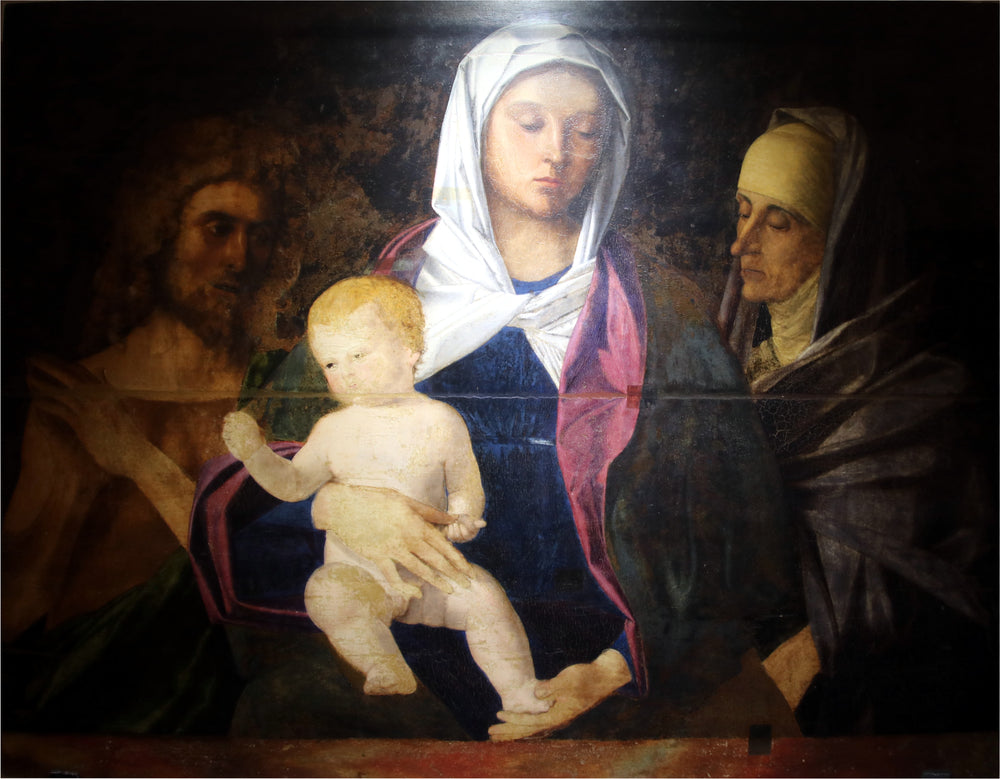 La Vierge à l’Enfant avec saint Jean-Baptiste et sainte Anne - Giovanni Bellini - Alpha Reproduction