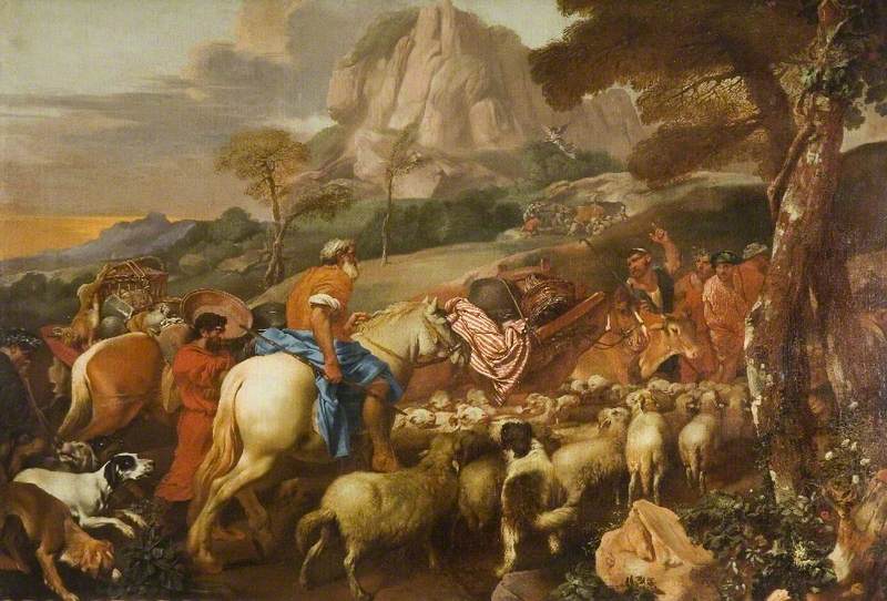 L'ange apparaissant aux bergers - Giovanni Benedetto Castiglione