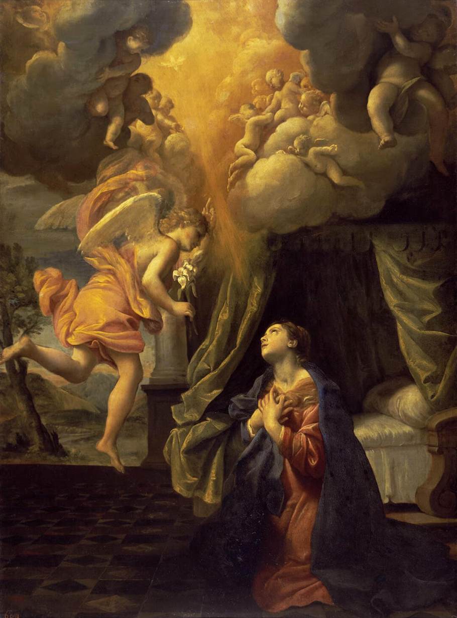 L’Annonciation - Giovanni Lanfranco - Alpha Reproduction