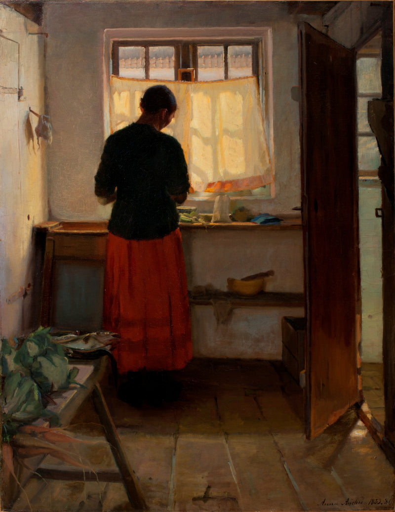 Mutfakta Kız - Anna Ancher
