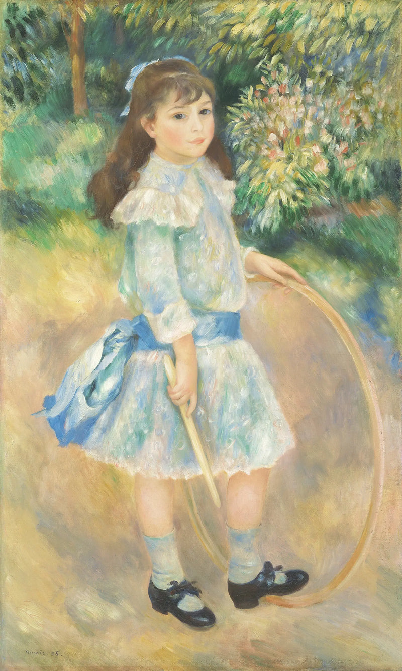 Halkalı Kız - Pierre-Auguste Renoir