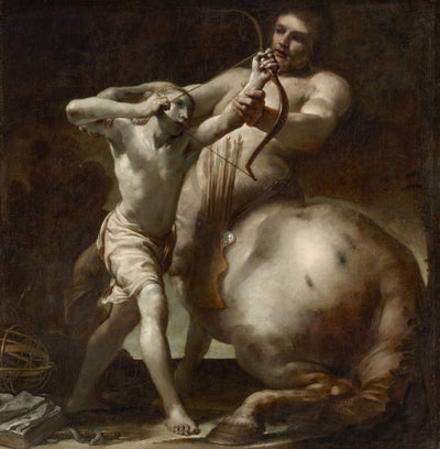 Achille et Chiron - Giuseppe Maria Crespi