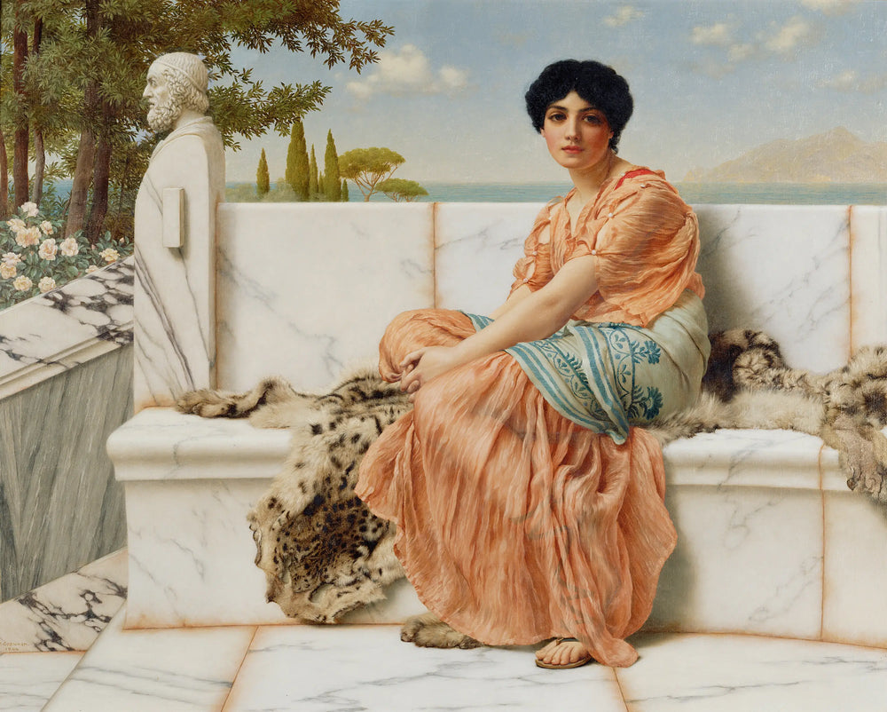 Rêverie - John William Godward - Alpha Reproduction