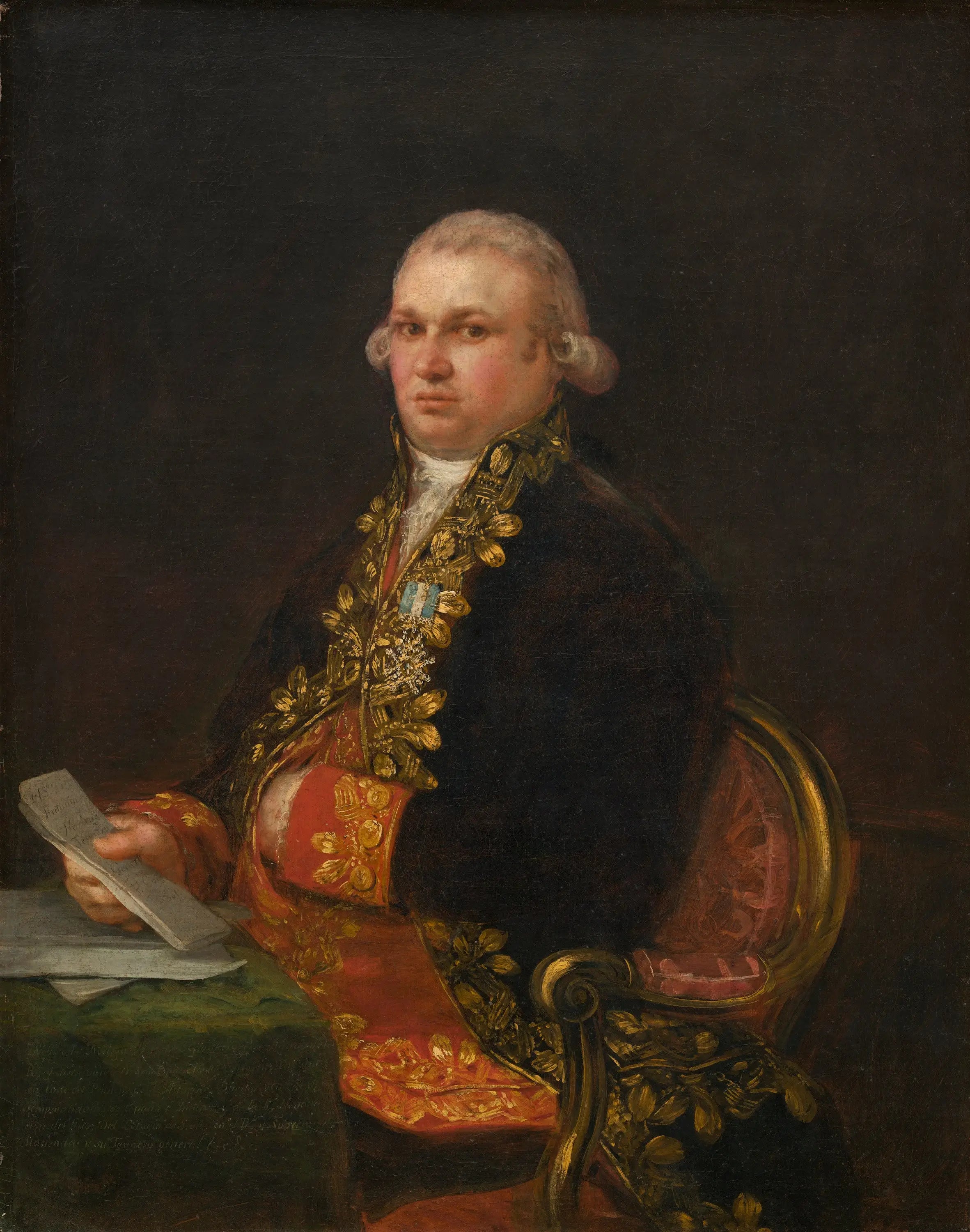 Reproduction du tableau « Don Antonio Noriega - Francisco de Goya » par Alpha Reproduction en peinture à l’huile
