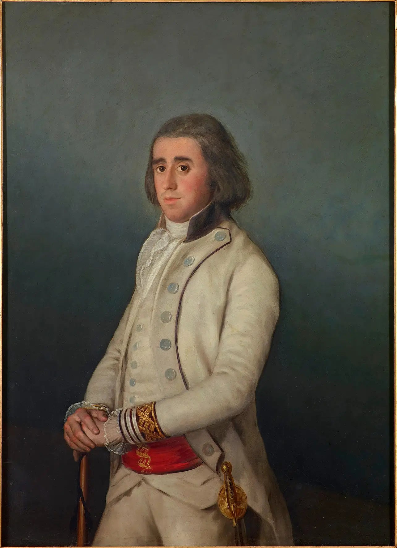 Reproduction du tableau « Portrait de Valentín Bellvís de Moncada y Pizarro - Francisco de Goya » par Alpha Reproduction en peinture à l’huile