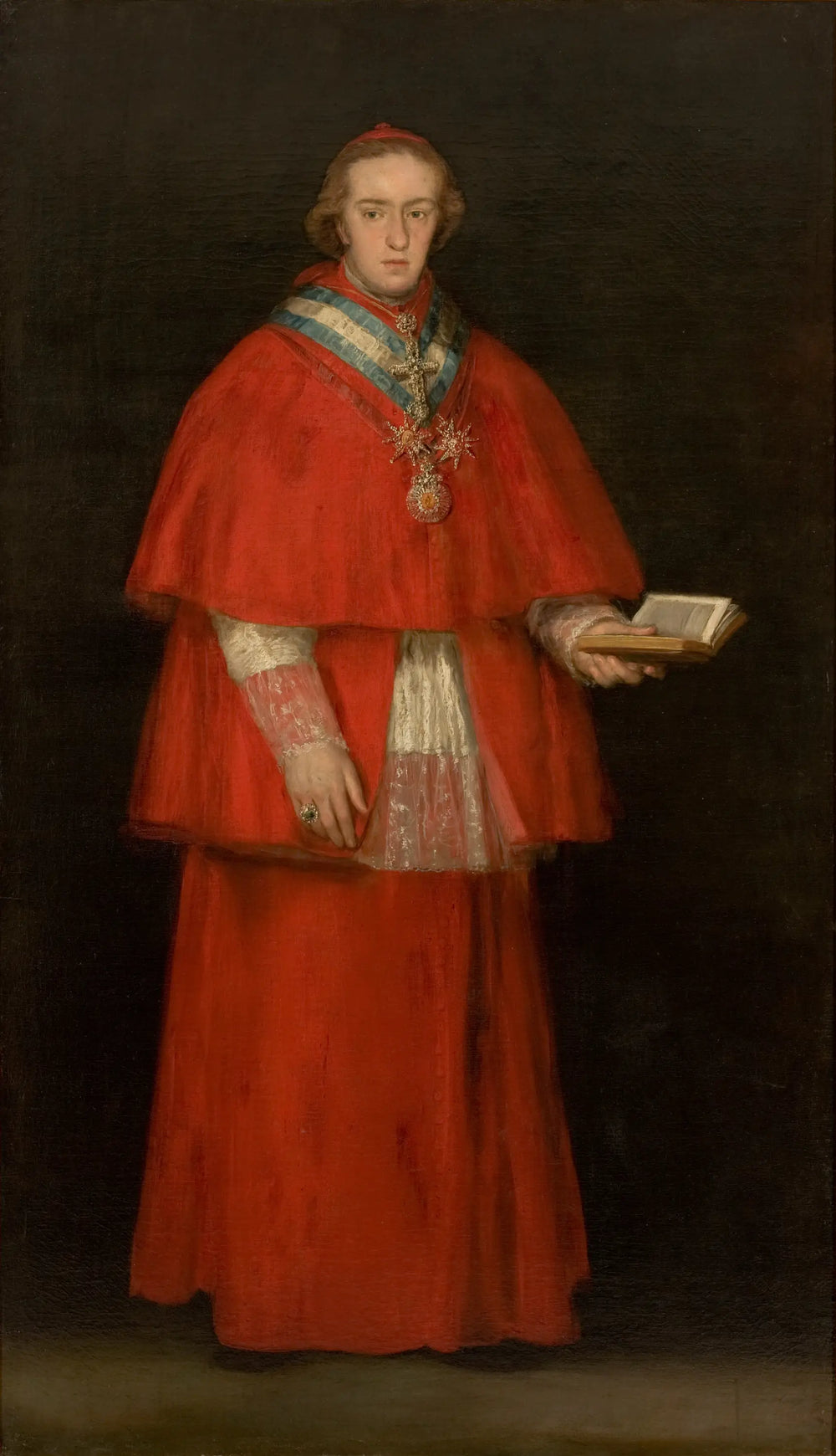 Reproduction du tableau « Cardinal Luis María de Borbón et Vallabriga - Francisco de Goya » par Alpha Reproduction en peinture à l’huile