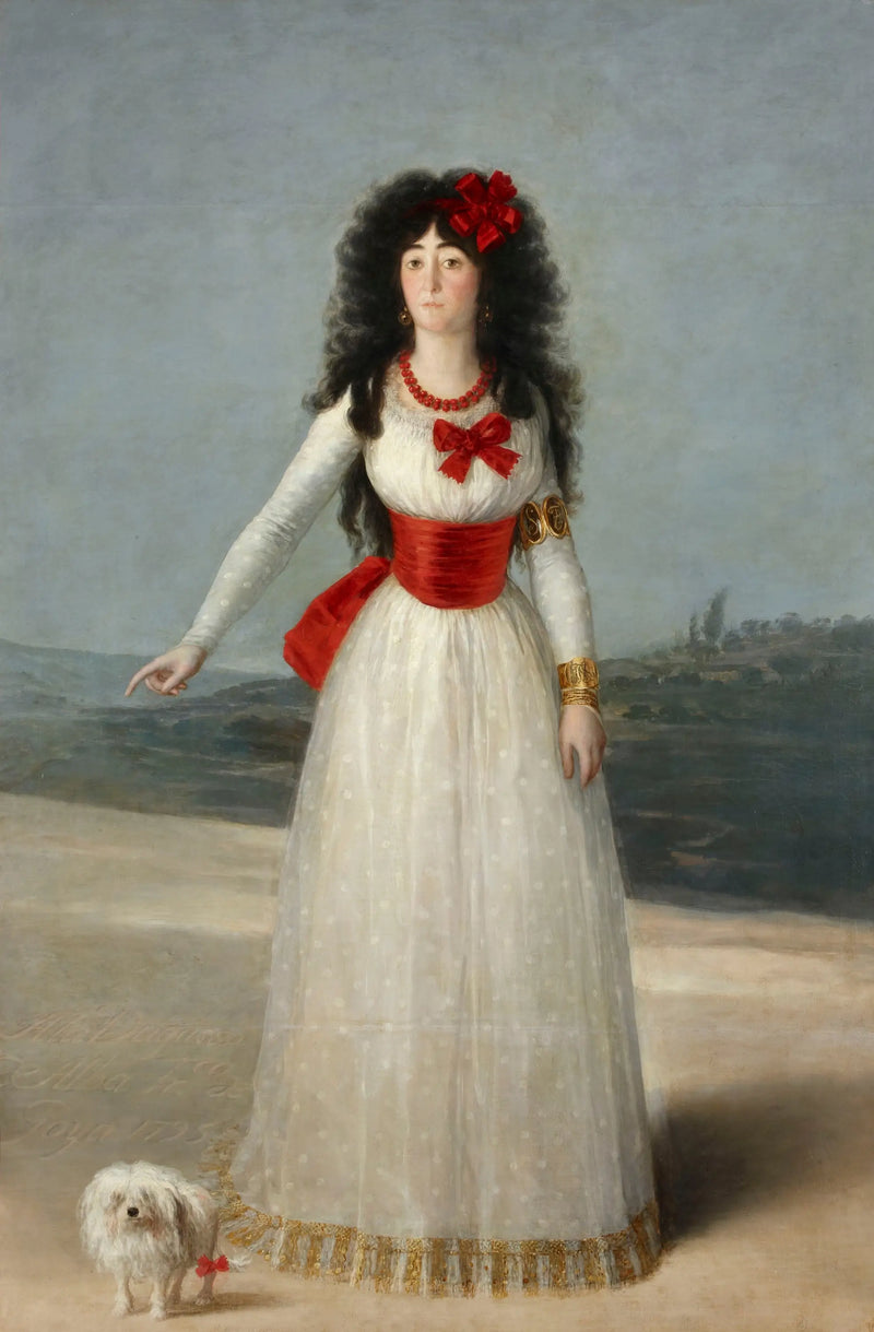 Albe Düşesi Portresi - Francisco de Goya