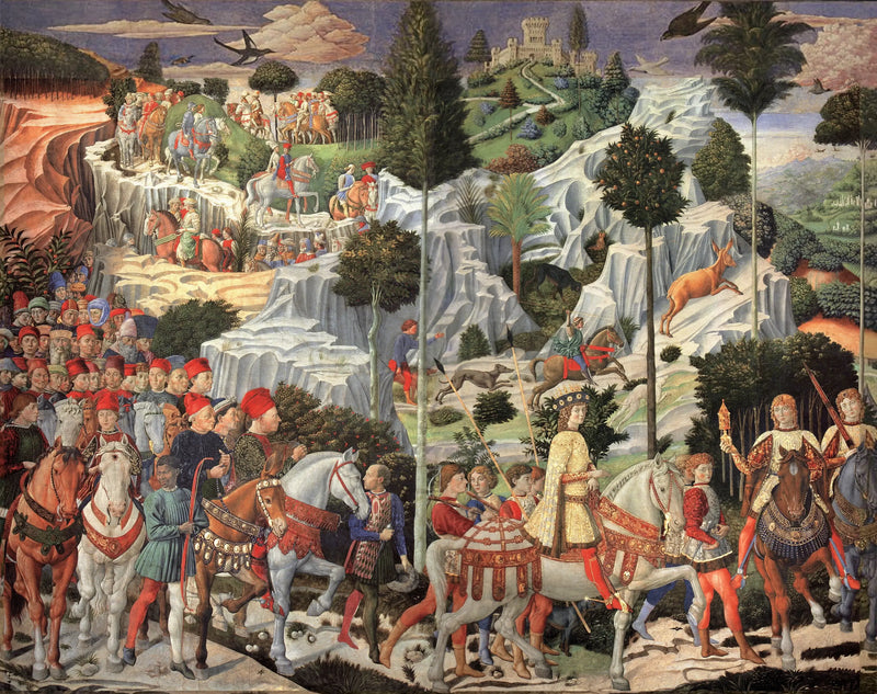 Genç Kralın Alayı - Benozzo Gozzoli