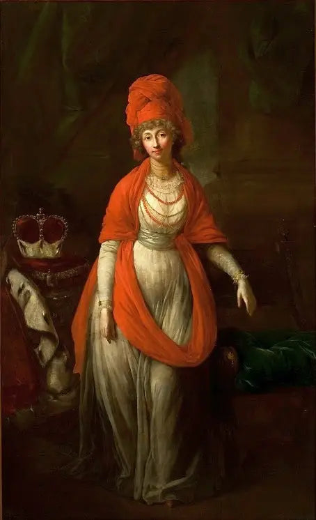 Anna Dorothée von Medem, Courlande Düşesi Portresi - Anton Graff
