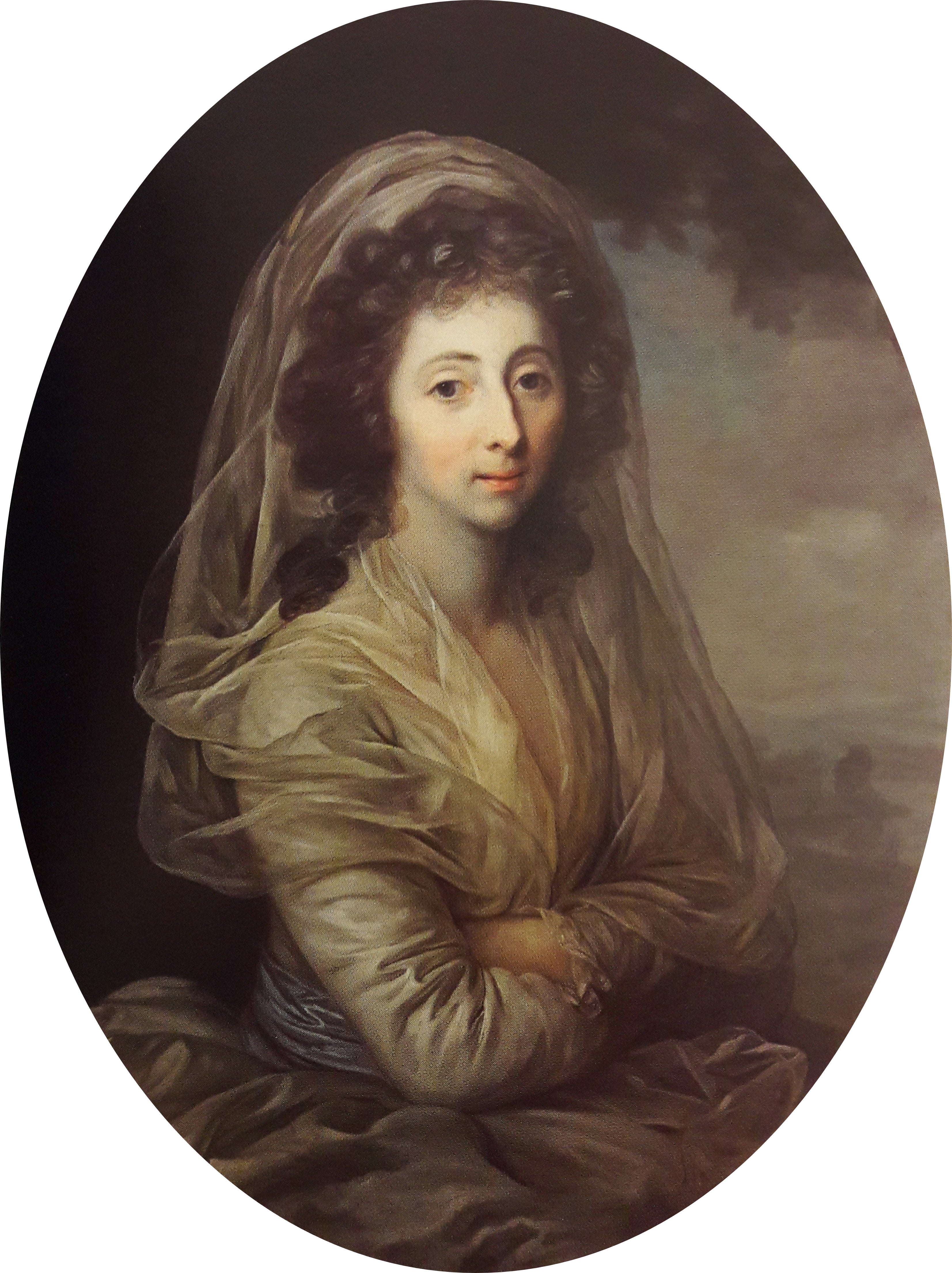 Portrait de Konstancja Rzewuska née Lubomirska. - Anton Graff