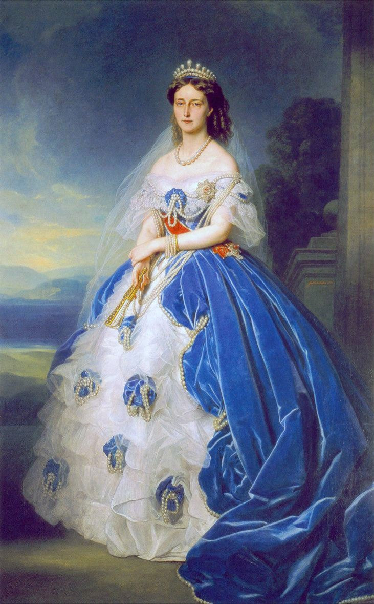 Portrait de la reine Olga de Wurtemberg (1822-1892) - Franz Xaver Winterhalter