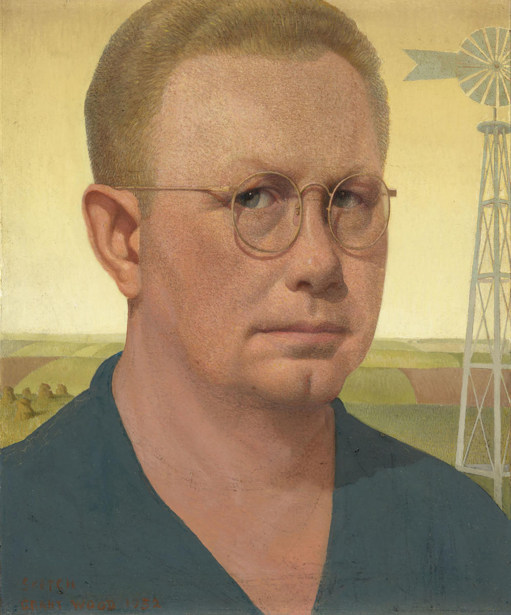Autoportrait - Grant Wood