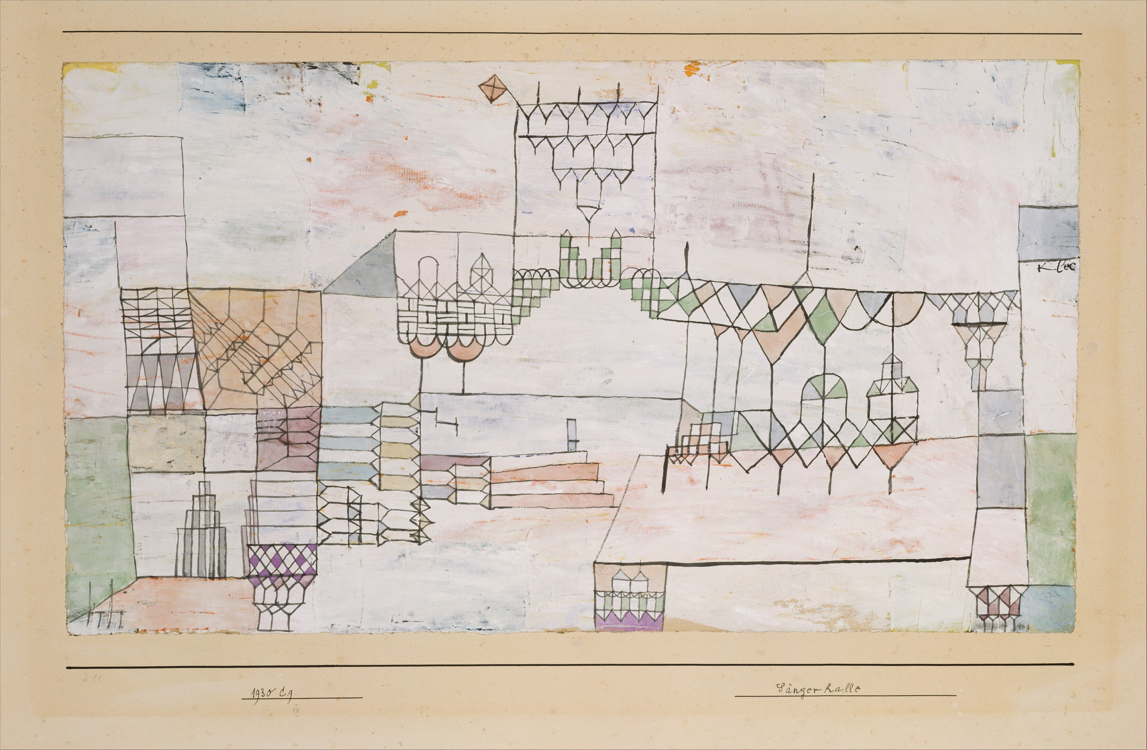 Şarkıcılar Büyük Salonu - Paul Klee